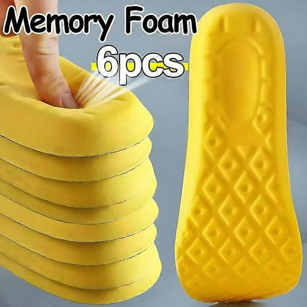 New Soft Latex Memory Foam Insole Unisex Sport Running Foot Support Shoe Pad Orthopedic Feet Care Insert Massage Elastic Cushion