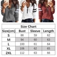 thumbnail image 2 of Women's Pullover Long Sleeve Blouse Zipper Sweatshirt Loose Fit Casual Pullover Tops, 2 of 3