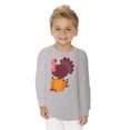 thumbnail image 2 of Awkward Styles Thanksgiving Toddler Long Sleeve Shirt Happy Turkey Kids T-Shirt, 2 of 5