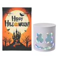 thumbnail image 1 of Yescom Halloween DJ Mask Light Up Music Festival Full Head & 12"x18" Garden Flag Kit w/Castle Bat D?cor Holiday Party Yescom Modern, 1 of 9