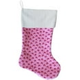 thumbnail image 2 of Mirage Pet Products Light Pink Skulls Christmas Stocking, 2 of 3