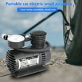 thumbnail image 2 of 12V Electric Tire Inflator Pump - Under 300PSI High Efficiency Air Compressor with Pressure Gauge, Low Noise Portable Car Air Pump for Auto, Bike, Sports Equipment, 2 of 8