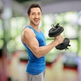 thumbnail image 3 of 12 Pcs Spring Clip Collars Barbell Spring Clips Rotate Lock Dumbbell Clips with Grips, 3 of 8