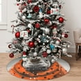thumbnail image 5 of Rateoe Polka Dot Rhino Welcome Print Christmas Tree Skirt 36" for Xmas Holiday New Year Party Circle Tree Mat Ornaments Decoration, 5 of 7