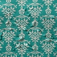 thumbnail image 6 of Vargottam Indoor/Outdoor Round Bistro Chair Cushions Block Print 15-Inch Bistro Chair Pads Waterproof Seat Chair Cushion For Home/Office- Set Of 2 (Turquoise Blue), 6 of 7