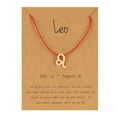 thumbnail image 1 of mtvxesu Bracelets Paper Card Twelve Nylon Rope Alloy Pendant Necklace Holiday Gift Sale, 1 of 1