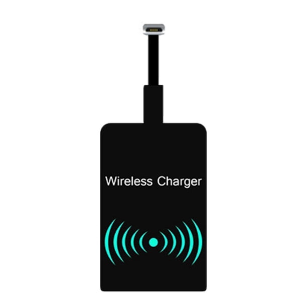 Cargador inalámbrico Receptor de carga Interfaz micro USB Tipo C Paster para iPhone Android Adelante Reversa Kearding DZ3412-02