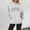 Light Gray, variant on 2024 New Women's Letter Printed Round Neck Pullover Street Long Sleeve Pullover Hoodie Women Clothes Patterns Zip up Hoodie Long Women Behemoth Zip Hoodie Hoodies for Women Pullover Women over Hoodies