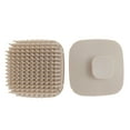 thumbnail image 4 of Unique Bargains 1 Pc Hand Card Handle Hair Shampoo Brush for Head Massage 3.07"x3.07"x2.17" Flesh Color, 4 of 6