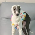 thumbnail image 6 of HQREA Italian Greyhound Dog Sweater, Dog Winter Pullover Warm Pet Clothing for Whippets, 6 of 6