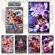 thumbnail image 2 of Póster autoadhesivo de One Piece Luffy Gear 4, papel tapiz de dibujos animados para decoración del hogar, pintura de Zoro, arte de pared de anime, sangre caliente clásica, 2 of 5