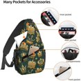 thumbnail image 4 of Sling Backpack Crossbody Sling Bag for Women Men Shoulder Bag Travel Hiking Daypack, 4 of 6