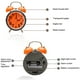 thumbnail image 4 of Reloj despertador pequeño y ruidoso de 3" para personas que duermen profundamente, reloj despertador con dos campanas que funciona con pilas, 4 of 6