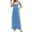 Light Blue, variant on Riforla Women Casual Pocket Romper Strap Solid Playsuit Button Long Jumpsuit Jumpsuits for Women XXL