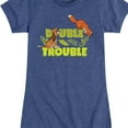 thumbnail image 3 of Disney - The Fox and the Hound - Double Trouble - Girls Youth Fitted Short Sleeve Graphic T-Shirt, 3 of 5
