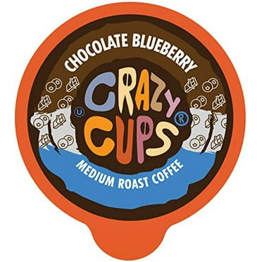 Crazy Cups Chocolate Glazed Donut Coffee Pods – 88 Count, Sugar-Free & Recyclable K-Cups For Keurig