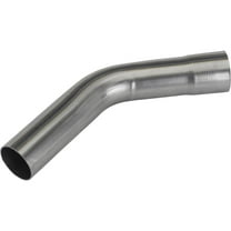 Speedway Motors Mild Steel Exhaust Pipe Mandrel Bend, 45 Degree, 2-1/4 Inch, Universal Fit, Premium Heavy-Duty Steel Construction, Slip Fit Installation