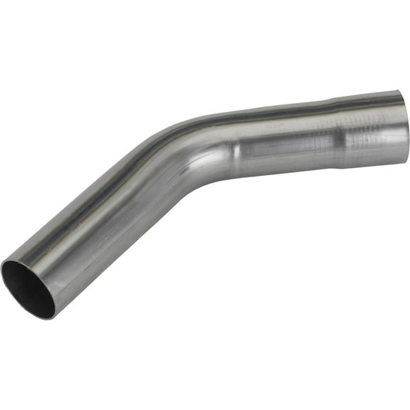 Speedway Motors Mild Steel Exhaust Pipe Mandrel Bend, 45 Degree, 2-1/4 Inch, Universal Fit, Premium Heavy-Duty Steel Construction, Slip Fit Installation
