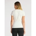 thumbnail image 3 of Time and Tru Women’s Maternity Graphic Tee with Short Sleeves, Sizes S-XXL, 3 of 5