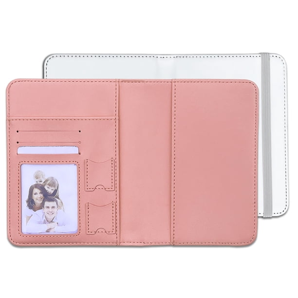 Libreta de sublimación por transferencia térmica en blanco Libreta de ahorros Porta libreta de ahorros Porta credencial de viaje Serie de transferencia térmica en blanco