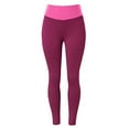 thumbnail image 3 of QLEICOM Womens Yoga Pants Capri Leggings Running High Waist Butt Lift Workout Workout Leggings Athletic Pants Tummy Control Leggings Hot Pink S, 3 of 5