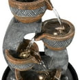 thumbnail image 5 of SunJet Tabletop Water Fountain-Indoor Fountain for Home Office Decor-4 Tier-Waterfall Fountain with LED Lights, 5 of 5