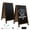 Rustic Brown, variant on Sunnydaze Magnetic A-Frame Chalkboard Sign, 48" x 24", with Chalk (Graywash)