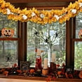 thumbnail image 4 of Simulated Maple Leaf, Halloween Rattan, Autumn Seasonal Indoor Outdoor Decor, Durable Plastic Material, Halloween Decoration Accessory, 4 of 6