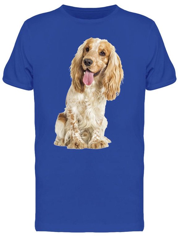 Beautiful English Cocker Posing T-Shirt Men -Image by Shutterstock, Male x-Large