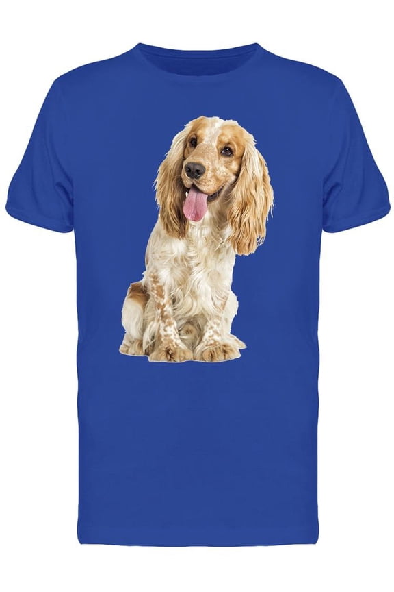 Beautiful English Cocker Posing T-Shirt Men -Image by Shutterstock, Male Medium