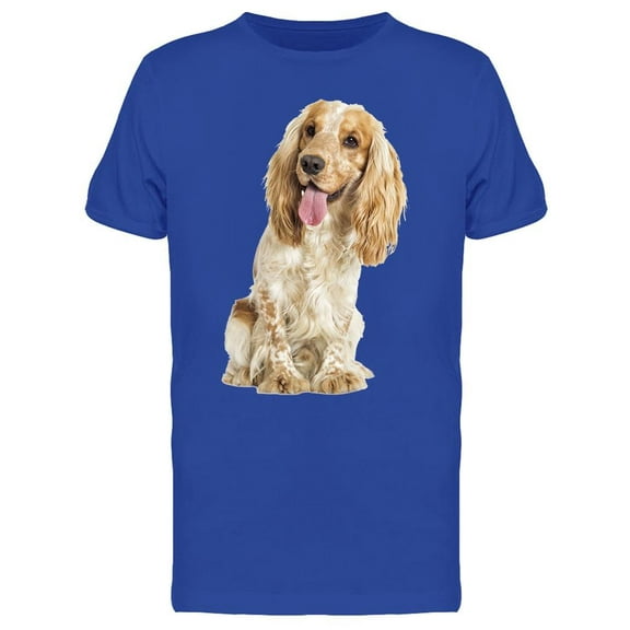 Beautiful English Cocker Posing T-Shirt Men -Image by Shutterstock, Male x-Large