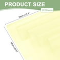 thumbnail image 2 of Papel para envolver flores Uxcell, papel de ramo impermeable, envoltura de color sólido amarillo claro, 20 hojas, 2 of 7