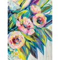 thumbnail image 2 of Vertentes, Jeanette 19x24 Black Ornate Wood Framed with Double Matting Museum Art Print Titled - Pink Delights II, 2 of 4
