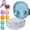 Blue, variant on Snack Finger Container, 2-in-1 No-Mess Snack Box with Silicone Finger Lid, Spill Proof Portable Food Storage Cup, Travel Snacks Holder for Travel, Camping, Outdoor, Keep Hands Clean