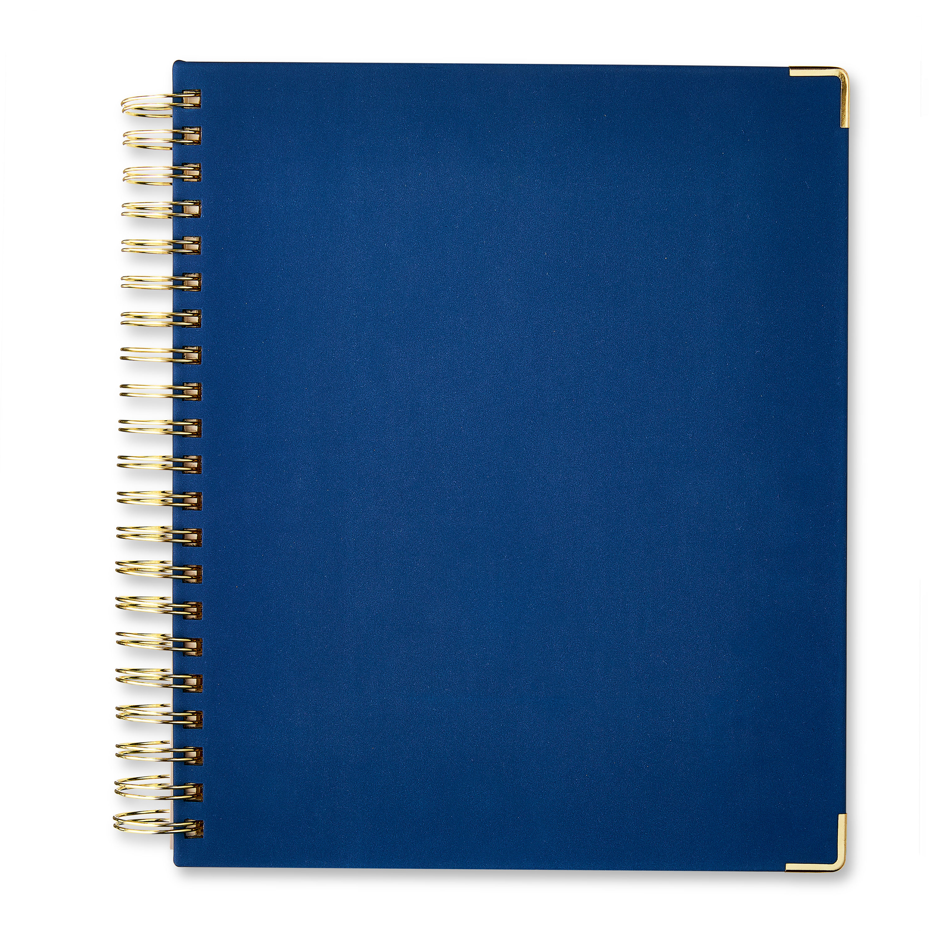 Pen+Gear 12-Month Undated Weekly Simulated Suede Planner, 9" x 11", Washed Indigo