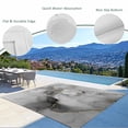 thumbnail image 3 of Grey Ombre Marble Outdoor Rug 5x8 Ft - Reversible Patio Rug Outdoor Camping Rugs, Gray Marble Crack Abstract Modern Washable Indoor Outdoor Area Rugs, Non-Slip Outdoor Carpet Runner for Deck/Porch, 3 of 8