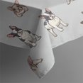 thumbnail image 2 of Boston Terrier Rectangle Tablecloth 60"x120",Waterproof Polyester Rectangle Table Cloth, Wipeable Spillproof Polyester Tablecloth for Dining, Camping, Indoor and Outdoor, 2 of 6