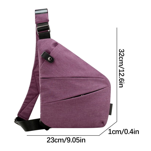 Bolso de Hombro Izquierdo de los Hombres, Bolso de Peito de Nylon, Ligero de los Hombres, Simple, de Gran Capacidad, Inclinado Casual. Por Favor Elija Bolso de Hombro Bolso de Hombro para Hombres
