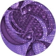 thumbnail image 1 of Ahgly Company Machine Washable Indoor Round Transitional Bright Purple Area Rugs, 5' Round, 1 of 7