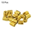 thumbnail image 3 of Self Tapping Threaded Inserts, 15Pack Inner M4 M6.5x8 Carbon Steel Nuts, 3 of 6