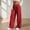 Red, variant on Wensltd Casual Comfortable Outdoor Pants for Women Sweatshirt With Drawstring Summer Loose Wide Leg Pants with Pockets