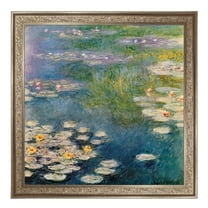 Waterlilies at Giverny Framed Canvas