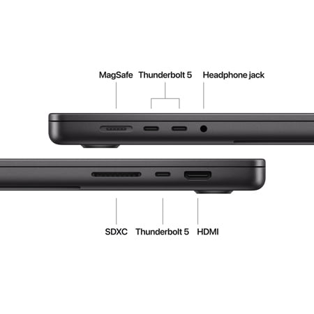 Apple 16-inch MacBook Pro: M4 Max chip with 14C CPU / 32C GPU, 1TB SSD, 36GB Memory - Space Black MX303LL/A (Fall24) Apple 16-inch MacBook Pro: M4 Max chip with 14C CPU / 32C GPU, 1TB SSD, 36GB Memory - Space Black MX303LL/A (Fall24)