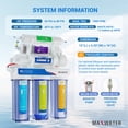 thumbnail image 2 of Max Water 50 GPD 10-Stage RO(Reverse Osmosis)Filtration System-Tank & Faucet - pH+ Alkaline(5-in-1), 2 of 6