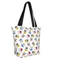 thumbnail image 2 of Haiem French Bulldog With Coffee Cup Pattern Shoulder Bag - Durable and Spacious Tote Bag,Versatile Shopping Bag, 2 of 9