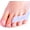 White, variant on Pinky Toe Separator and Protectors for Overlapping Toe, Curled Pinky Toes-10pack