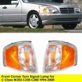 thumbnail image 2 of 1Pair Front Corner Light Turn Signal Lamp for C Class W202 C230 C280 1994-2000 A2028261143 A20282612, 2 of 5