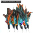 thumbnail image 3 of Yirtree Cat Feather Wands, 6 PCS Spring Cat Wands with Bell Sucker Cat Teaser Wands Interactive Cat Toys for Cat and Kitten, 3 of 8