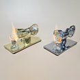 thumbnail image 3 of Riwcyla Hot Air Stirling Engine Electricity Generator Motor Model with LED Bulb Dollar Flywheel Design Science Experiment with Aluminum Alloy Base DIY Education Toy for Teacher Adults Kids School O, 3 of 6