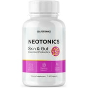 Neotonics Skin & Gut - Official - Neotonics Advanced Formula Skincare Supplement Reviews Neo tonics Capsules Skin and Gut Health, 1 Pack